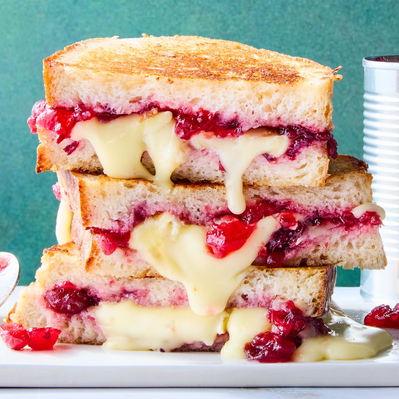 Cranberry Brie Grilled Cheese Punchfork