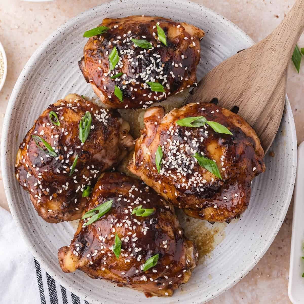 Baked Teriyaki Chicken Thighs Punchfork