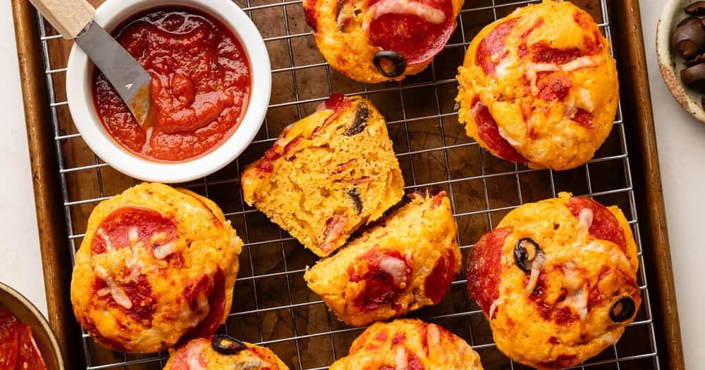 Pepperoni Pizza Muffins Punchfork