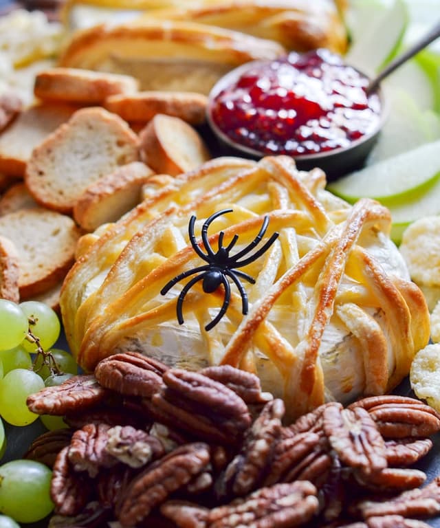 Halloween Baked Brie Appetizer Punchfork