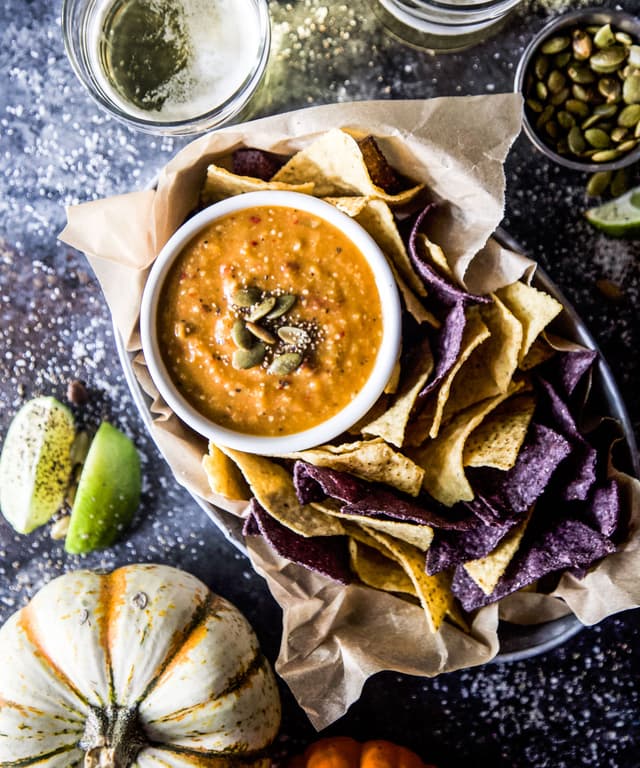 Spiced Pumpkin Tomatillo Salsa Punchfork