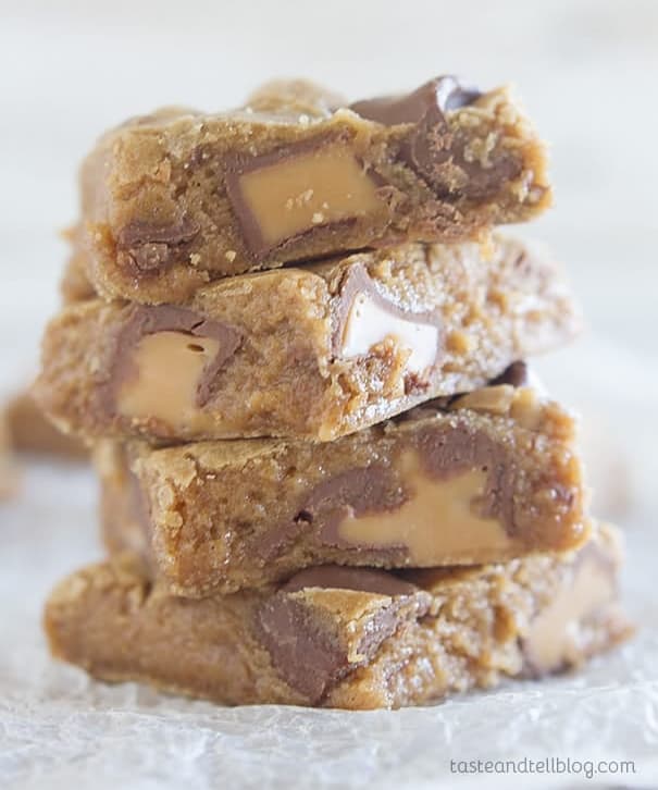 Spice Cake Caramel Blondies Punchfork