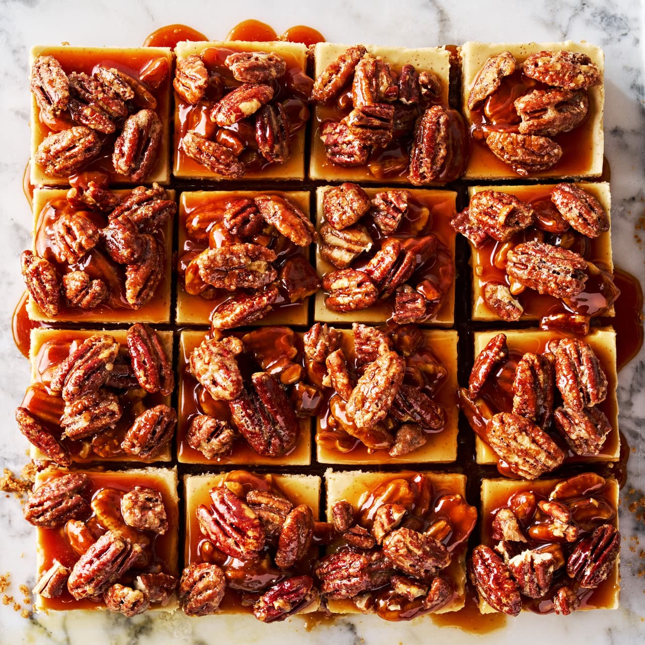 Pecan Pie Cheesecake Bars Punchfork