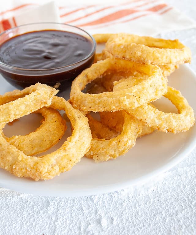 Baked Vegan Onion Rings Punchfork