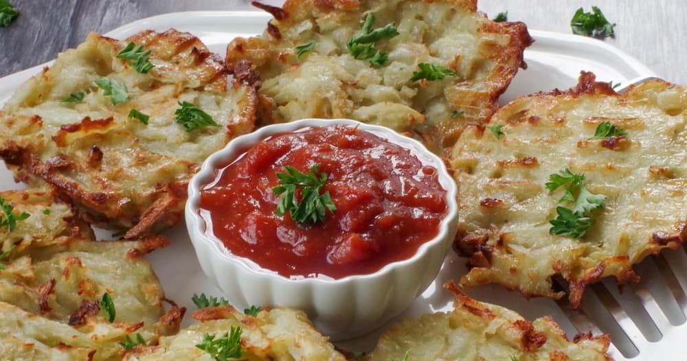 Air Fryer Shredded Potato Pancakes Punchfork