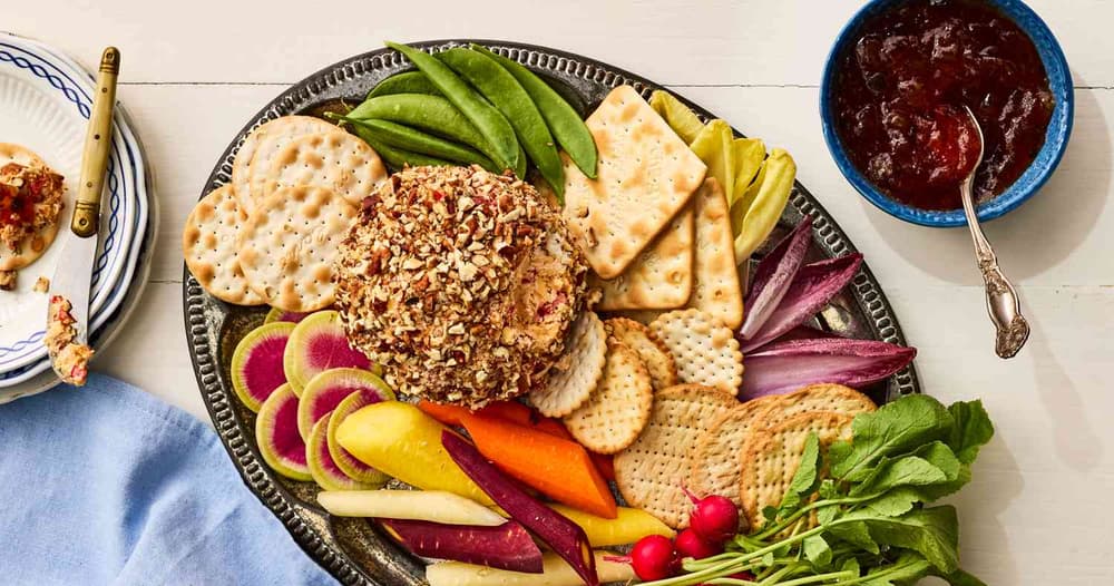 Pimiento Cheese Ball Punchfork