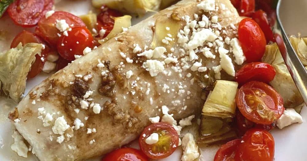 Mediterranean Baked Cobia Fish | Punchfork