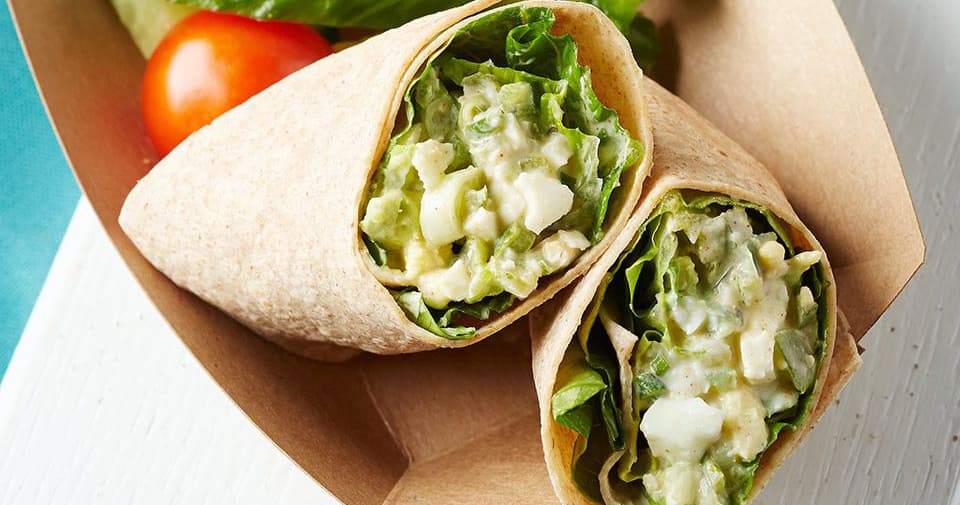 Chipotle Ranch Egg Salad Wraps | Punchfork