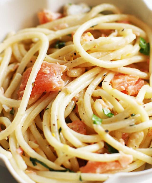 Smoked Salmon Pasta | Punchfork