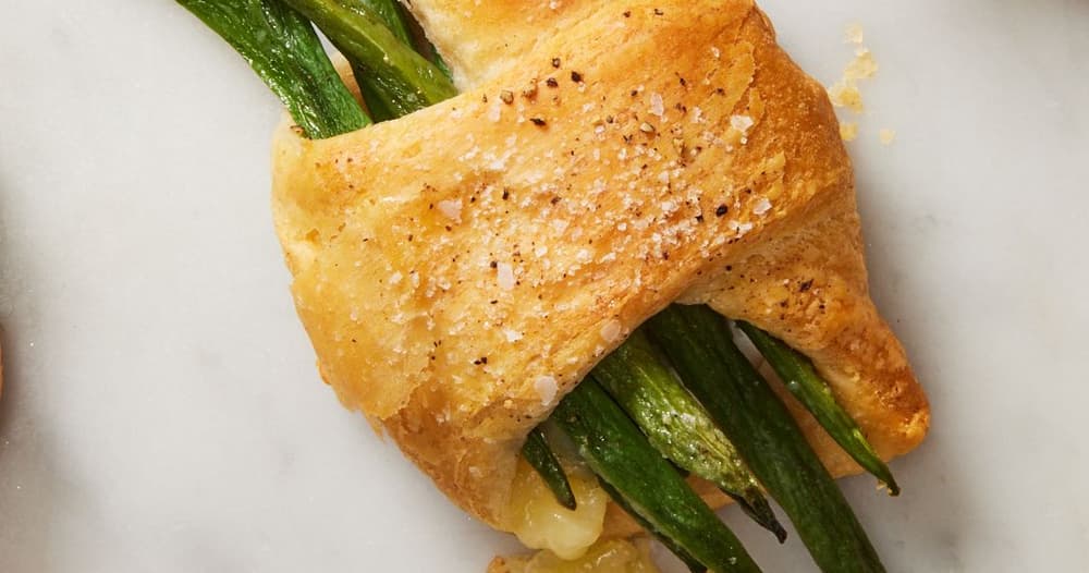 Brie & Green Bean Bundles Punchfork