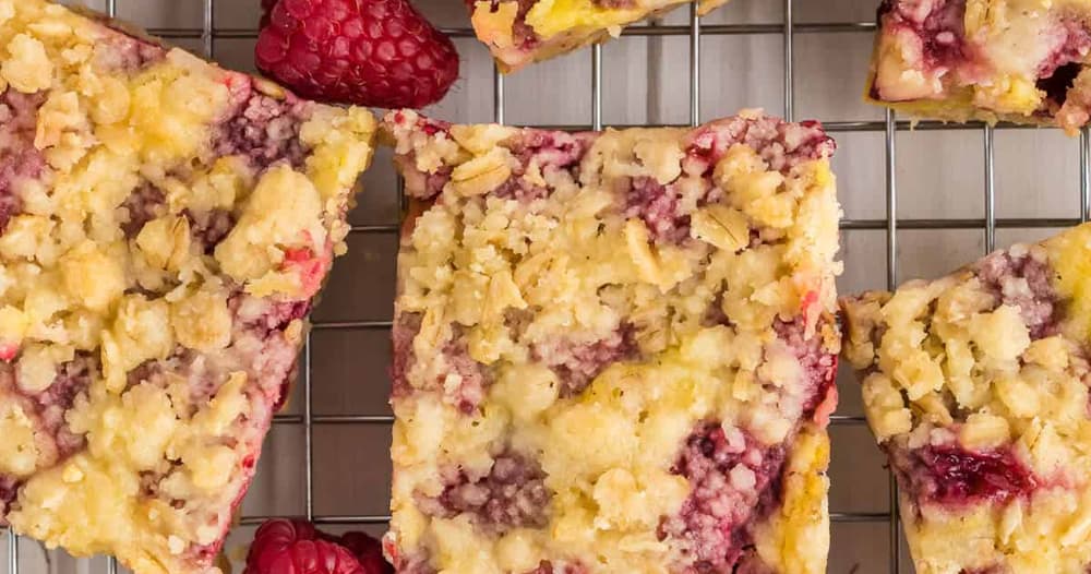 Raspberry Bars | Punchfork