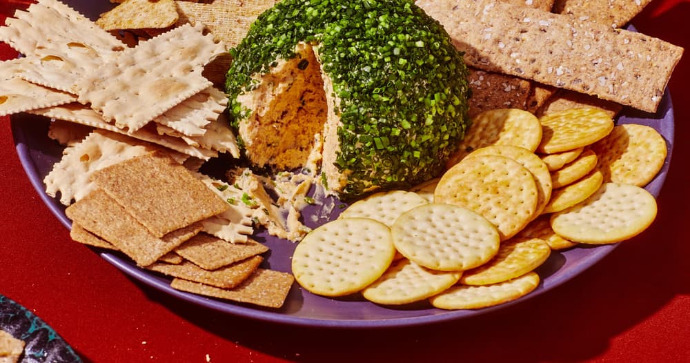 Pimiento Cheese Ball Punchfork