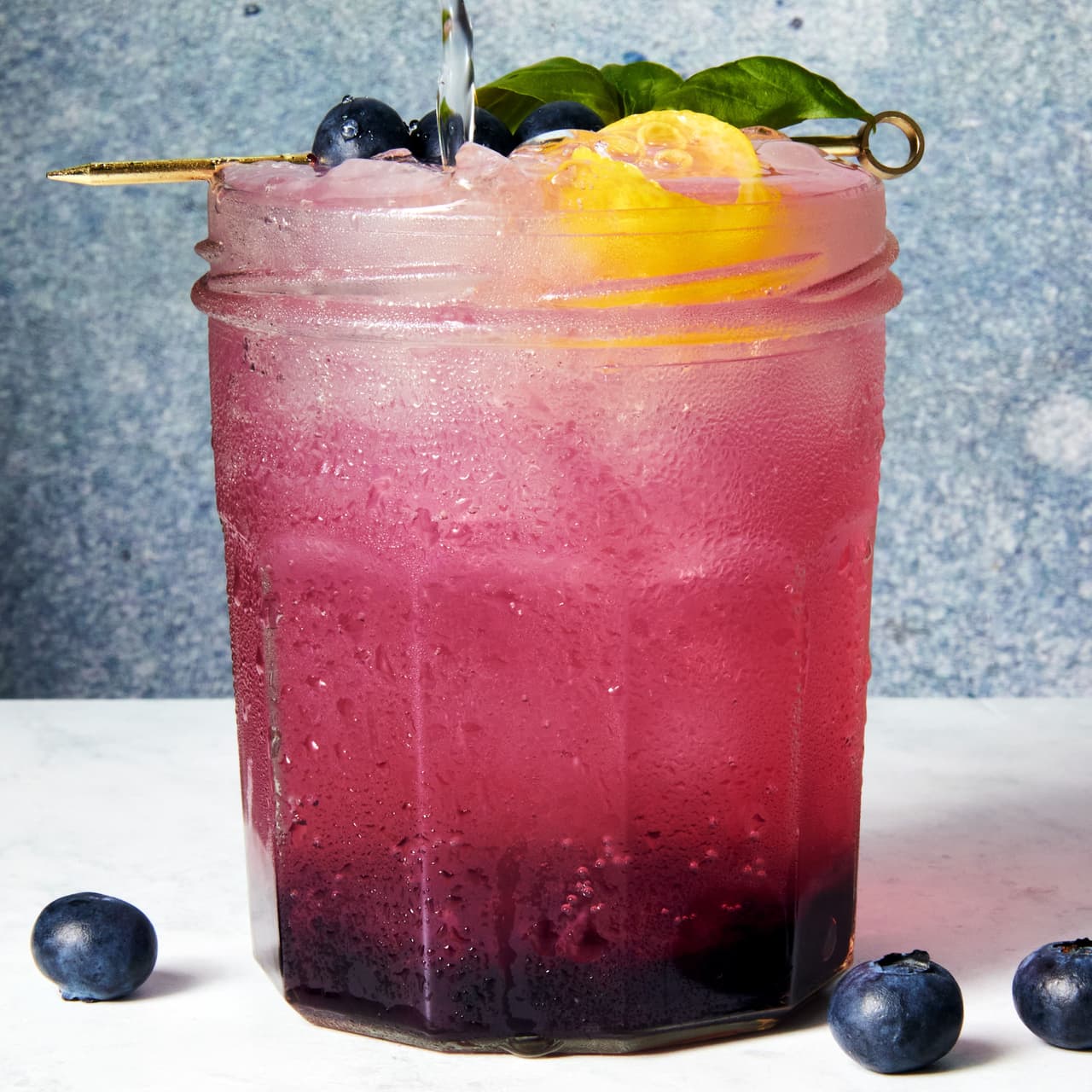 Blueberry Jam Gin Spritz | Punchfork
