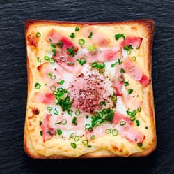 Ogura Toast (Japanese Red Bean Toast) | Punchfork