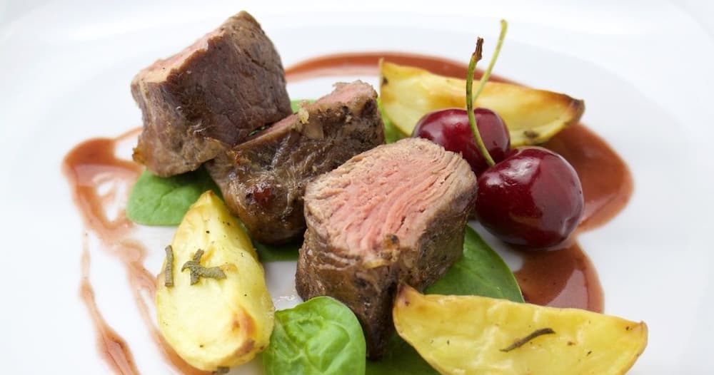 Beef Tenderloin with a Cherry and Sherry Sauce | Punchfork