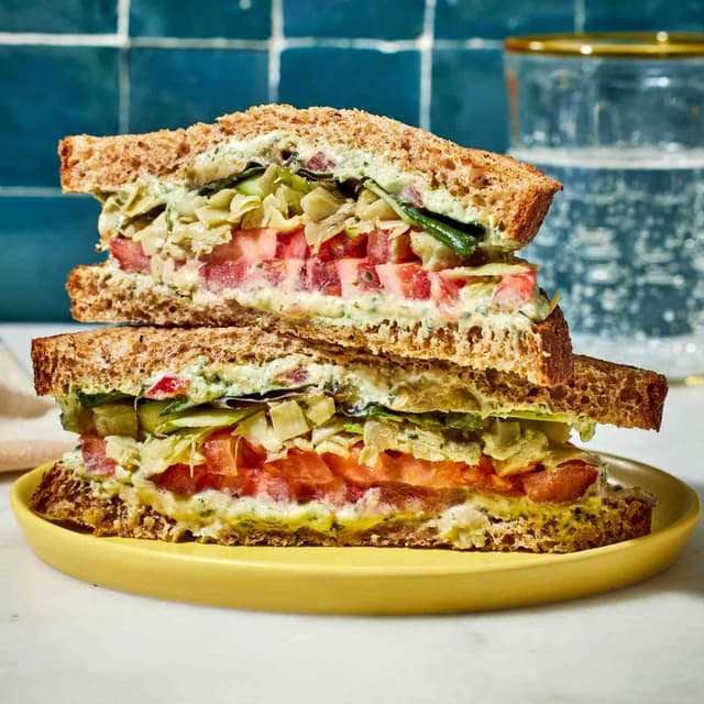 Gut-Friendly Veggie Sandwich | Punchfork