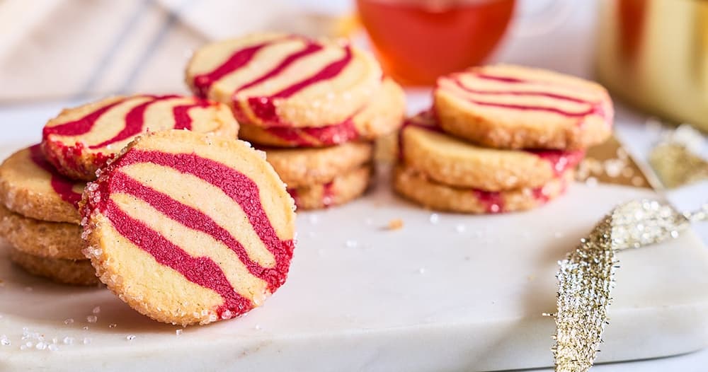 Colored Shortbread Cookies Striped Peppermint Shortbread Cookies | Punchfork