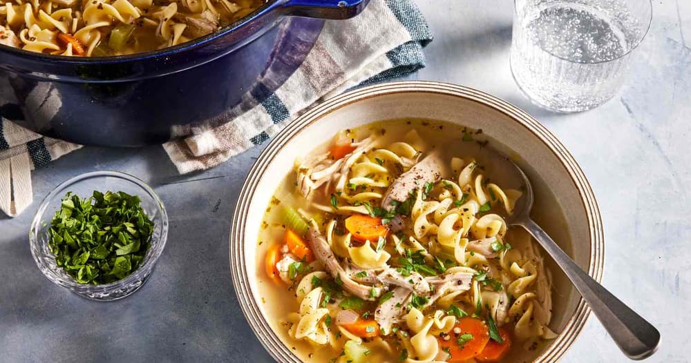 Rotisserie Chicken Noodle Soup | Punchfork