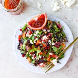 princess polly baby blue dress Fresh Winter Salad with Blood Orange Vinaigrette main image 0