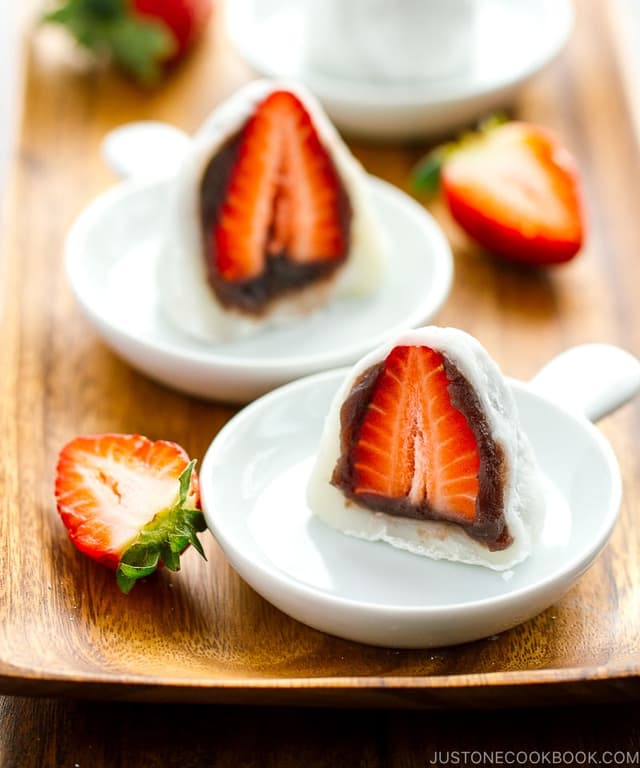 Strawberry Mochi (Ichigo Daifuku) | Punchfork
