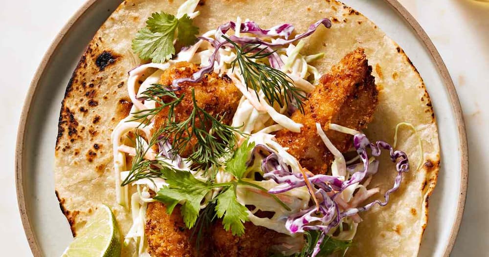 Crispy Oven-Baked-Fish Wraps | Punchfork