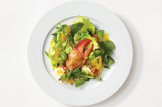 Lobster Salad with Greens and Citrus Vinaigrette | Punchfork