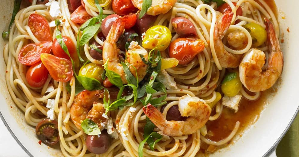 Delicious Marinated Shrimp Salad with Creamy Dill Dressing | Punchfork