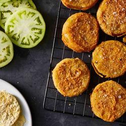 Ranch Fried Green Tomatoes | Punchfork Ranch Fried Green Tomatoes | Punchfork
