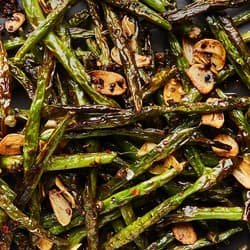 smashed green beans with lemony sumac dressing Smashed Green Beans with Lemony Sumac Dressing