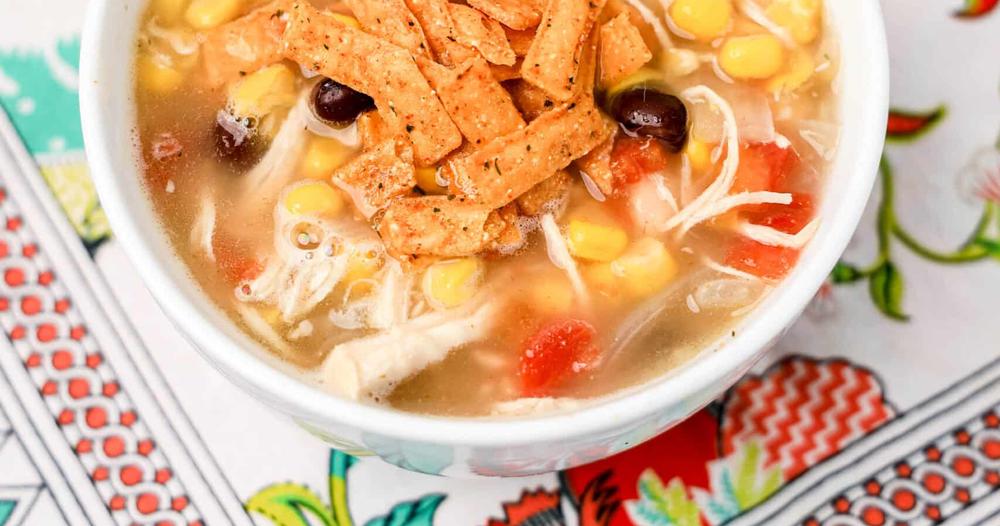 Instant Pot Chick-Fil-a Chicken Tortilla Soup - Punchfork