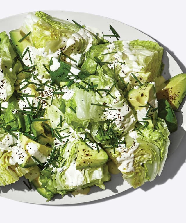Little Wedge Salad with Sour Cream Dressing | Punchfork Little Wedge Salad with Sour Cream Dressing | Punchfork