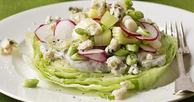 blue cheese dressing barefoot contessa Crunchy Iceberg Salad with Creamy Linked