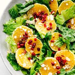 moroccan salad with orange cilantro dressing Moroccan Orange Olive Salad Curious Cuisiniere