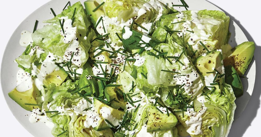 sour cream dressing for lettuce Simple Butter Lettuce Salad Recipe