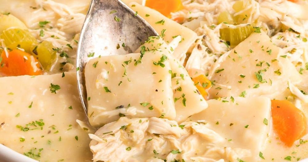Cracker Barrel Chicken and Dumpling Soup - Punchfork