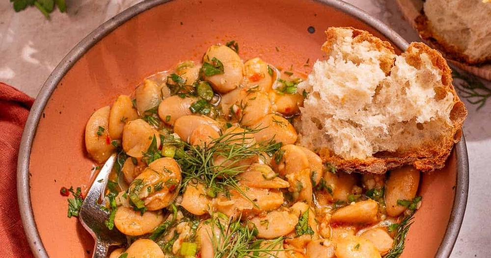 Butter Beans with Garlic, Lemon and Herbs | Punchfork