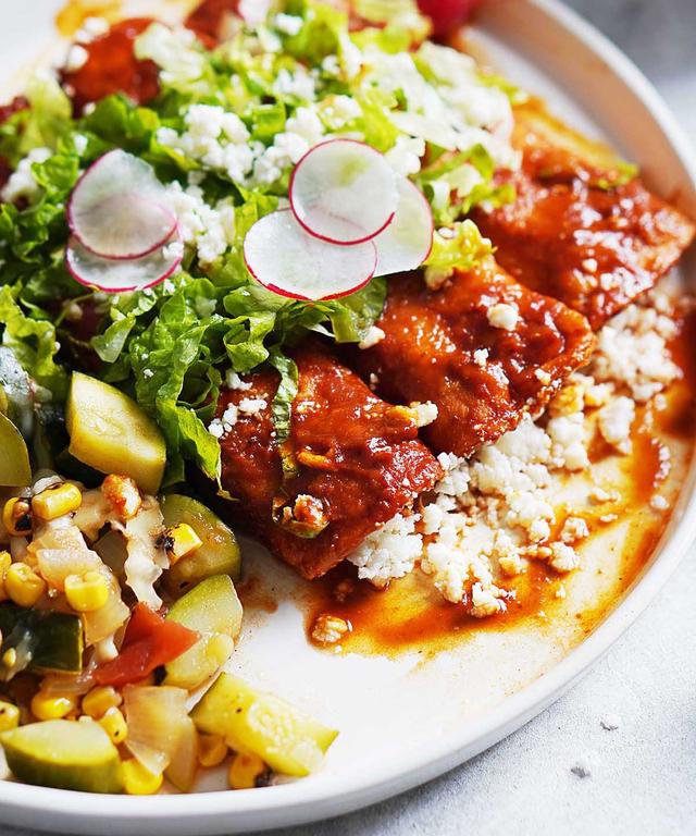 Authentic Enchiladas Rojas | Punchfork