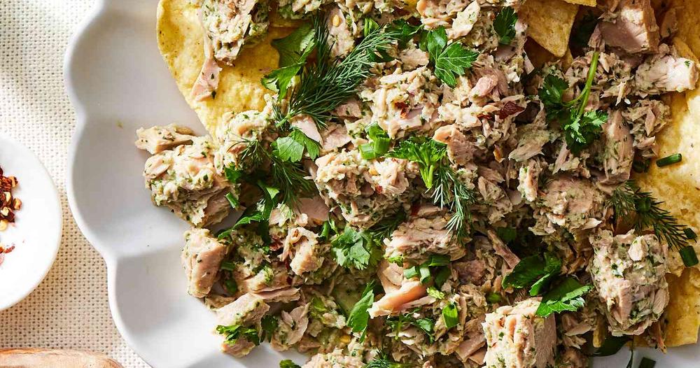 green goddess dressing tuna salad Green Goddess Salad with Albacore Tuna