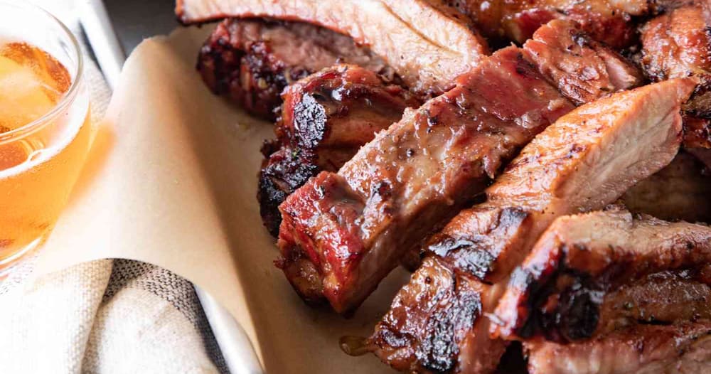 Grilled Spicy Citrus Ribs with Bourbon Glaze | Punchfork