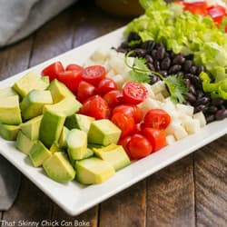 Mexican Green Salad with Jalapeo-Cilantro Dressing | Punchfork