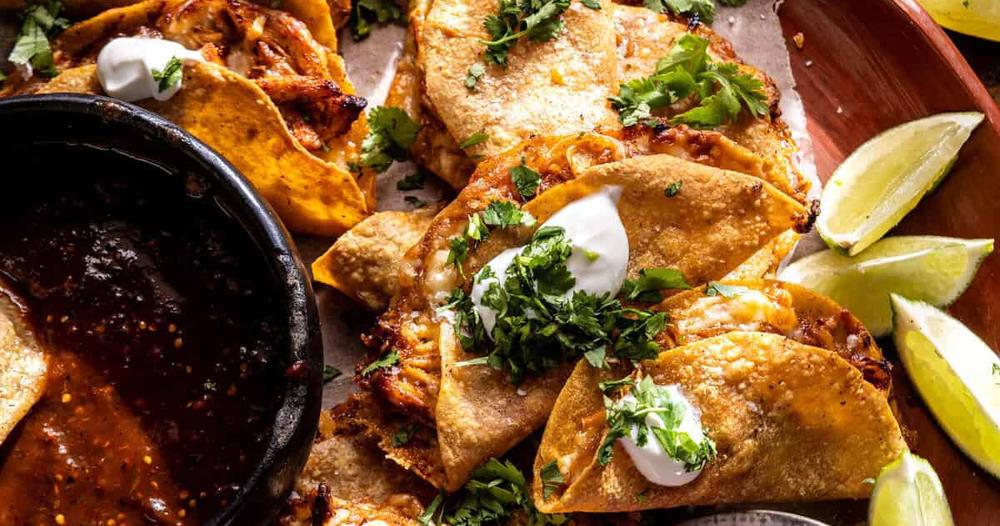Crispy Mini Chipotle Chicken Tacos | Punchfork