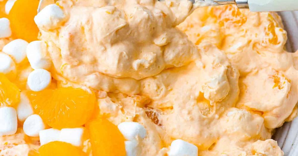 Orange creamsicle Jell-O salad