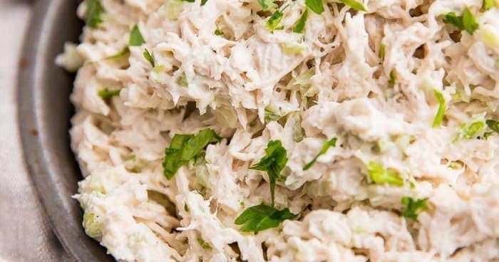 Shredded Chicken Salad (Costco Style) - Punchfork