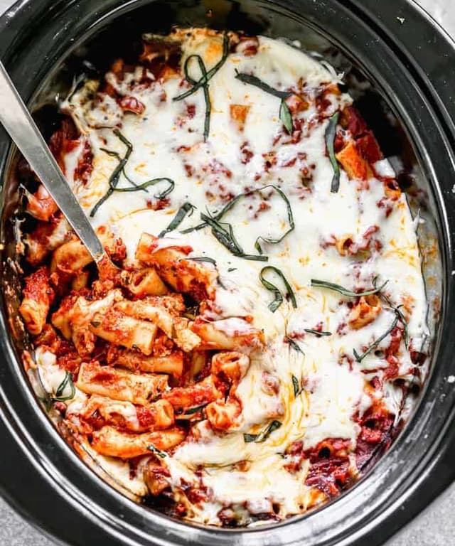 Crock Pot Baked Ziti | Punchfork