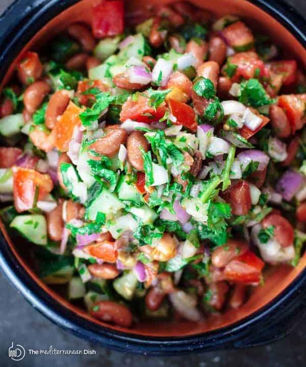 Kidney Bean and Cilantro Salad with Dijon Vinaigrette