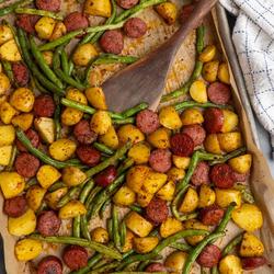 Ranch Chicken with Green Beans and Potatoes | Punchfork