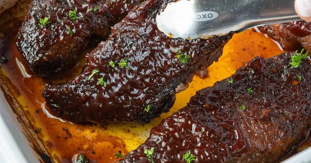 Oven Baked Boneless Beef Ribs - Punchfork