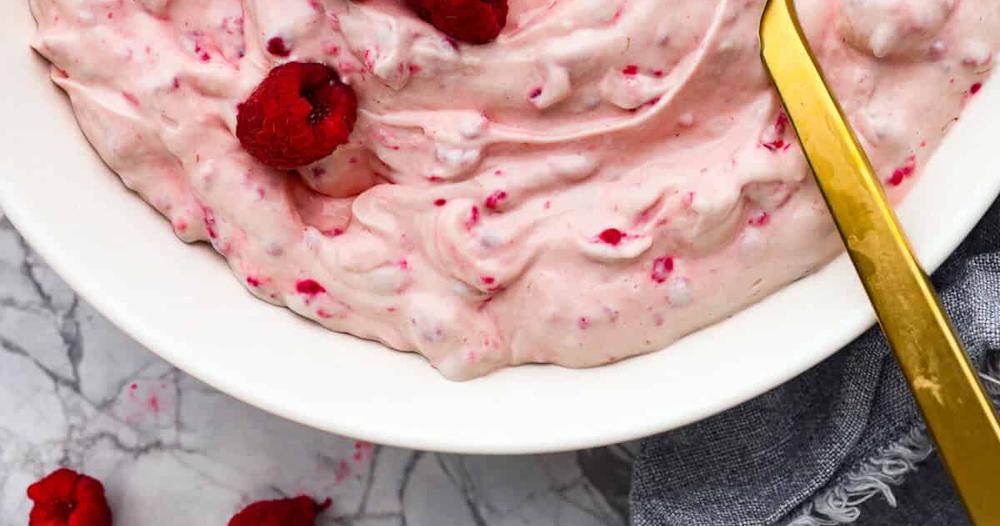 Raspberry Fluff Salad | Punchfork