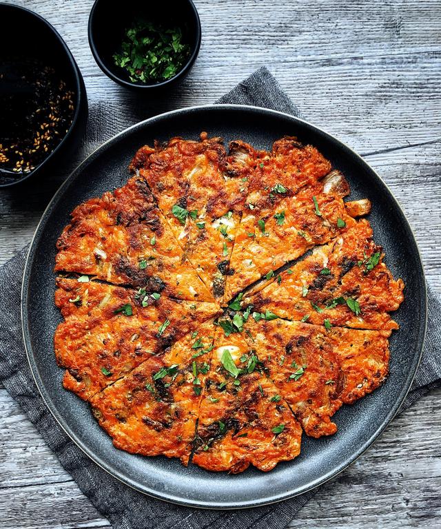 Jijimi Kimchi Pancakes (Kimchi Jeon) | Punchfork