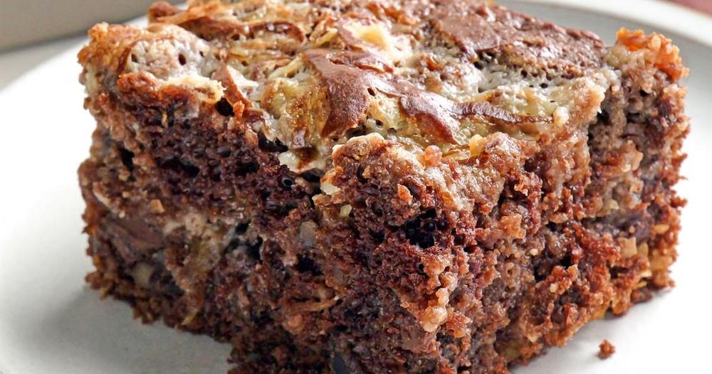 German Chocolate Dump Cake